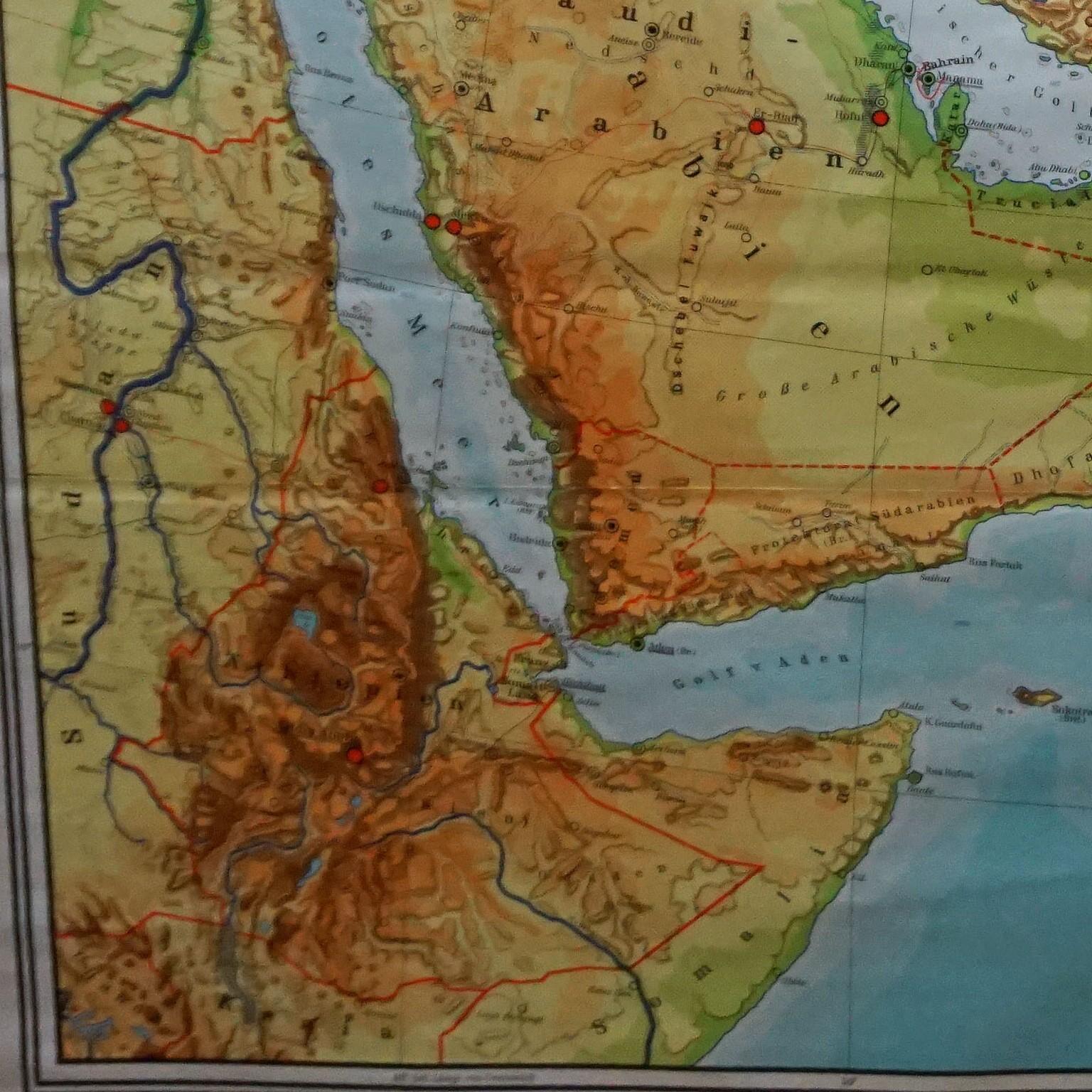 india israel map