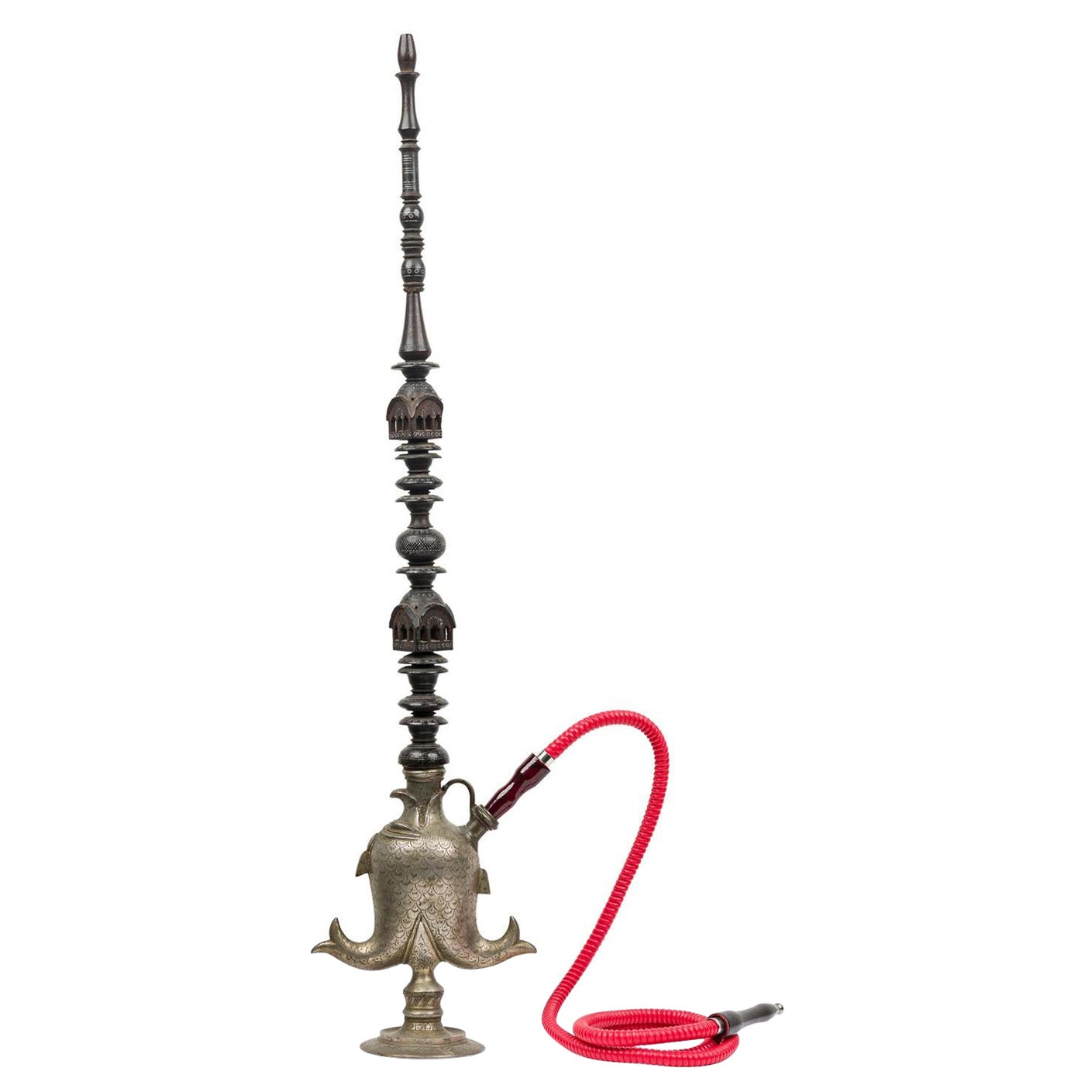 Middle Eastern Brass Hookah For Sale