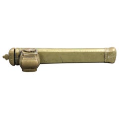 Middle Eastern Brass Inkwell Qalamdan 19th C