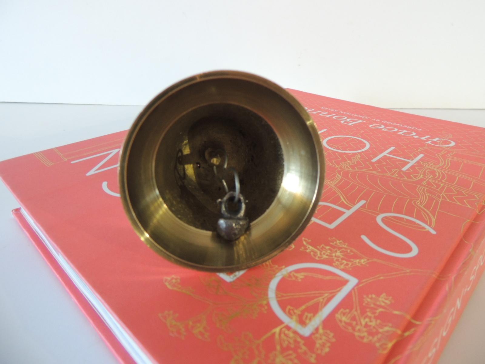 Hand-Crafted Asian Brass Table Bell