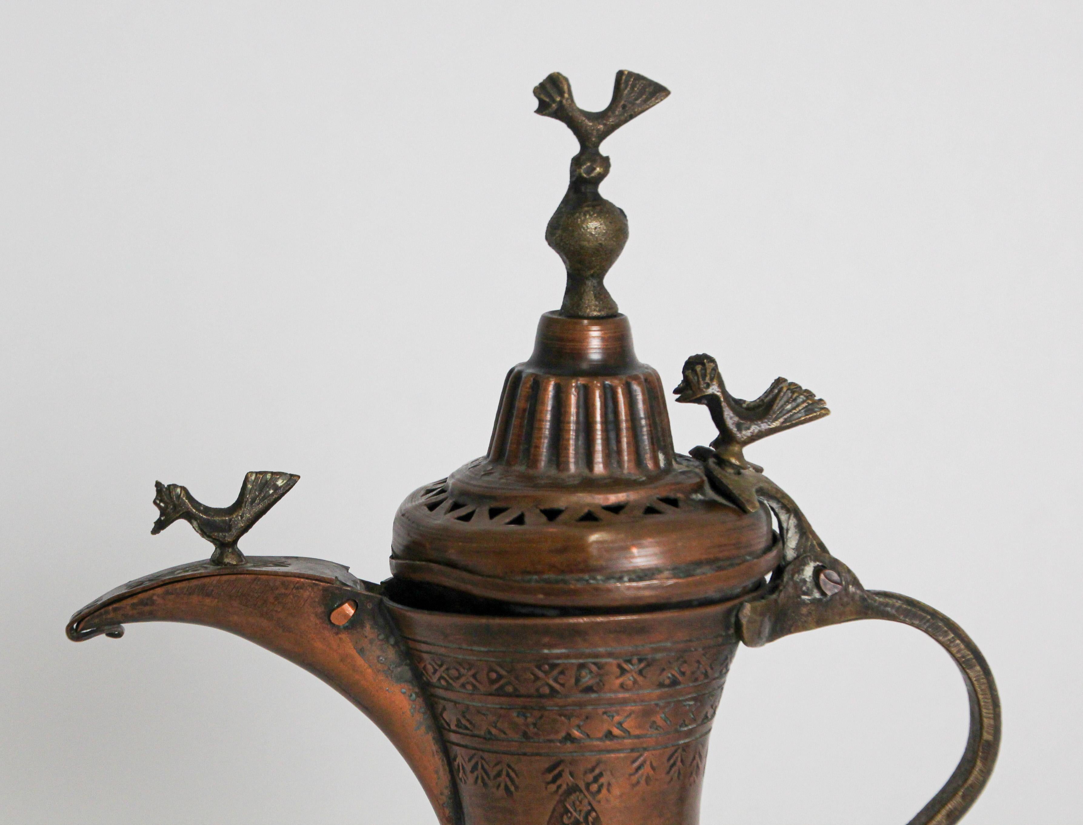 turkish brass coffee pot