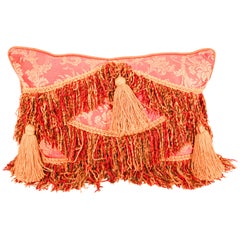 Middle Eastern Decorative Red Throw Pillow