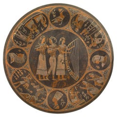 Middle Eastern Egyptian Charger Wall Plaque