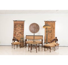 Middle Eastern Egyptian Embroidered Wall Hanging