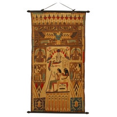 Middle Eastern Egyptian Embroidered Wall Hanging