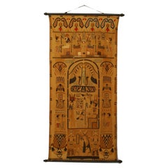 Tenture en broderie égyptienne du Moyen-Orient