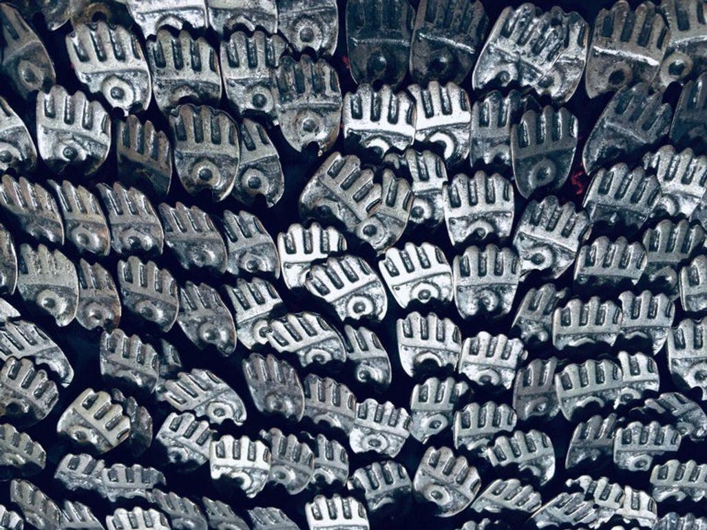 Naher Osten islamischen Frauen Gesichtsschleier Beduinen, Sinai Beduinen Wüste Kleidungsstück (Textil) im Angebot