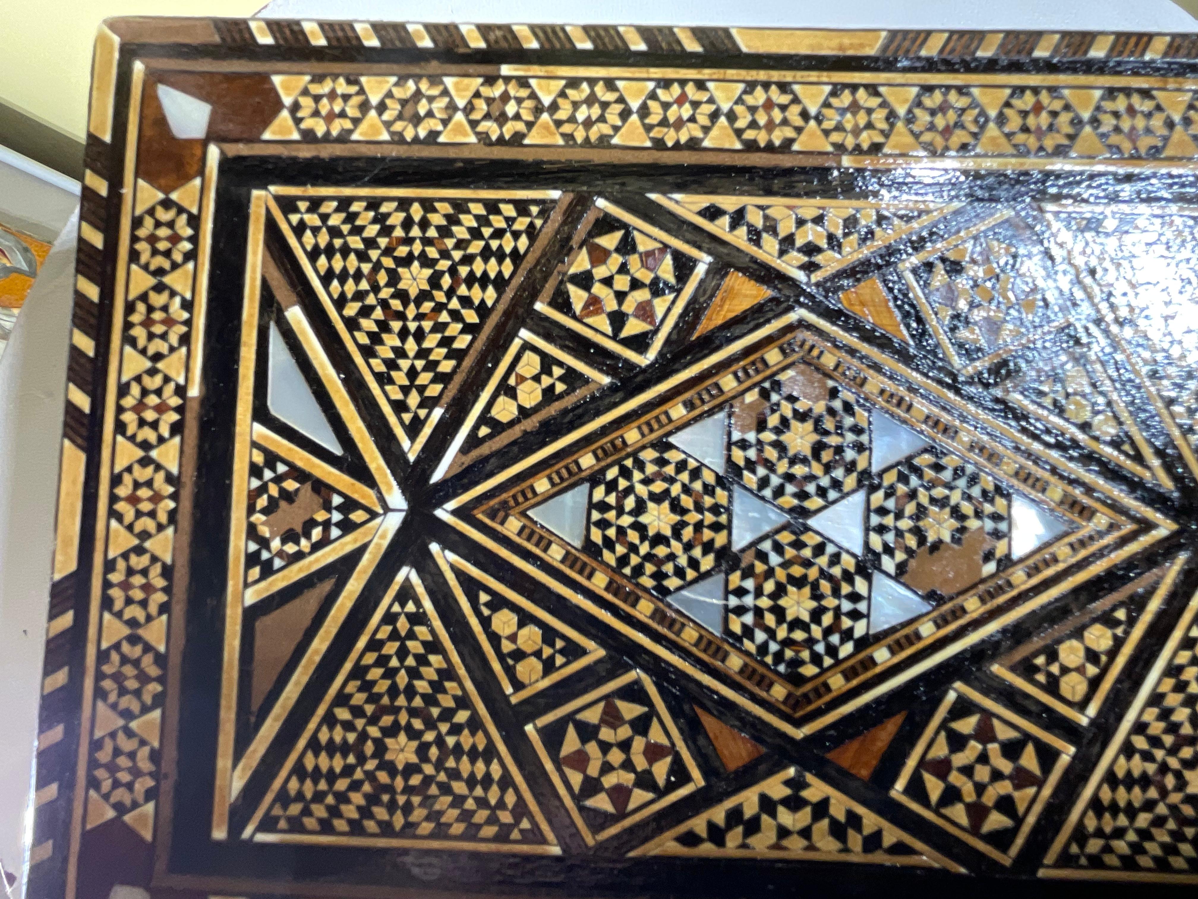 Middle Eastern Moorish Jewelry Box For Sale 1