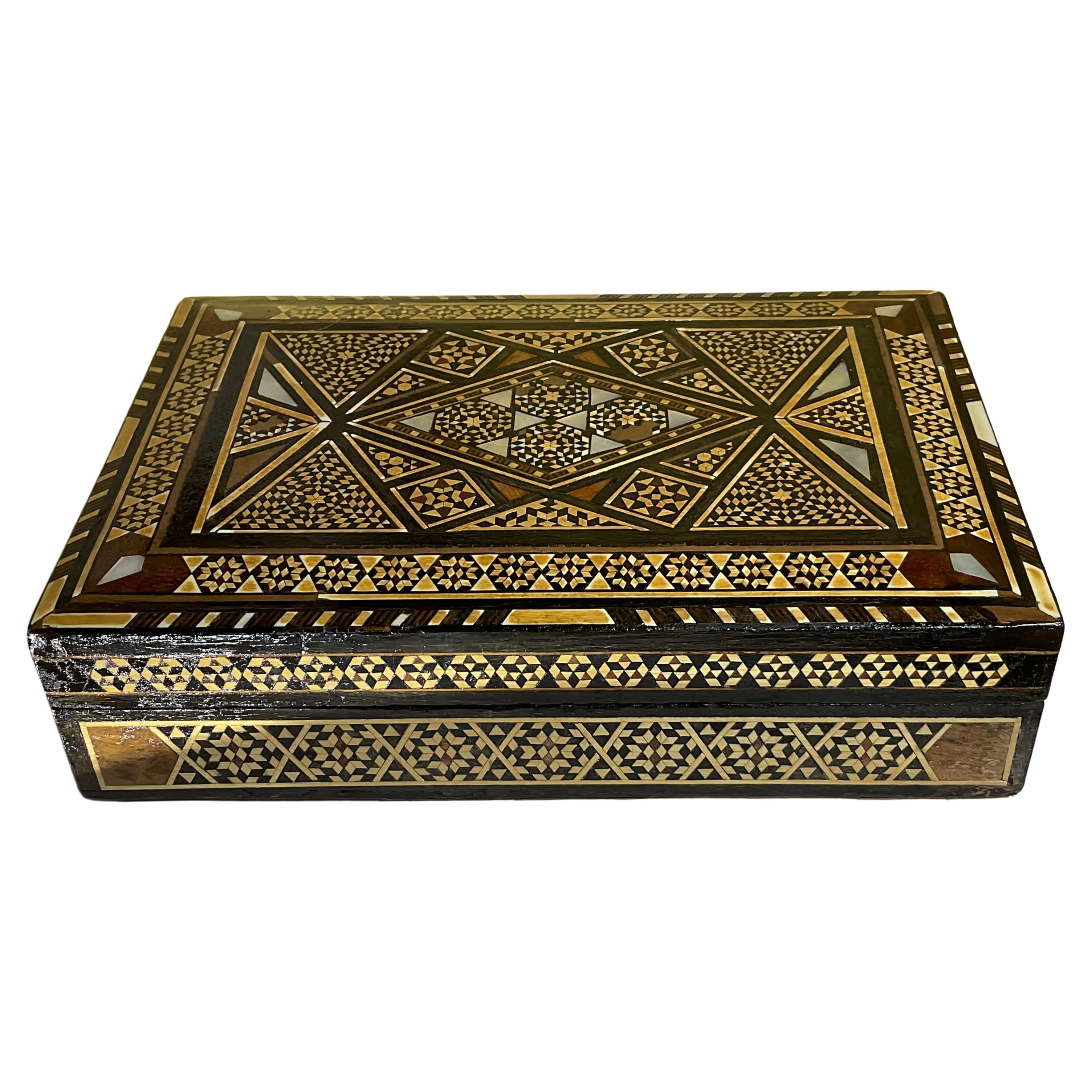 Middle Eastern Moorish Jewelry Box