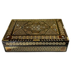 Used Middle Eastern Moorish Jewelry Box