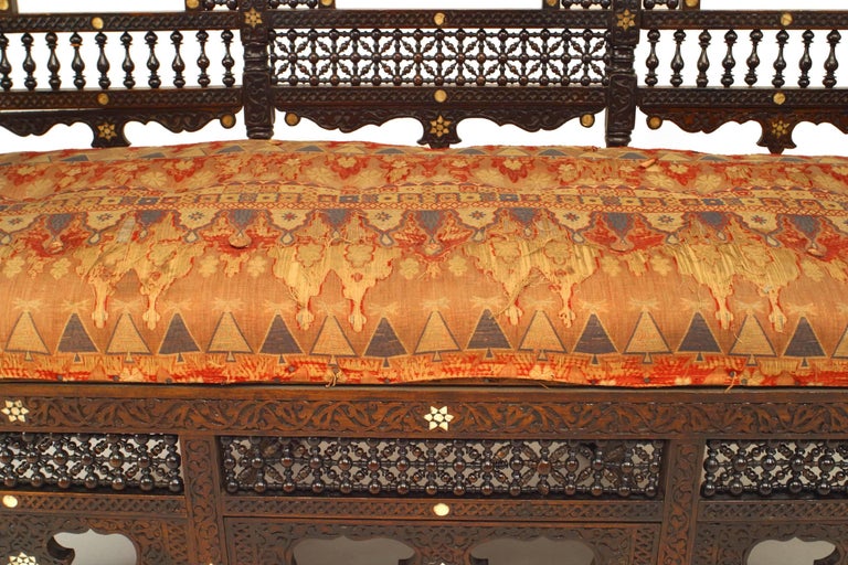 Middle Eastern Moorish Triple Arch Settee For Sale at 1stDibs middle