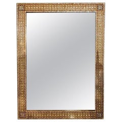 Middle Eastern Mother of Pearl and Bone Inlaid Mirrors