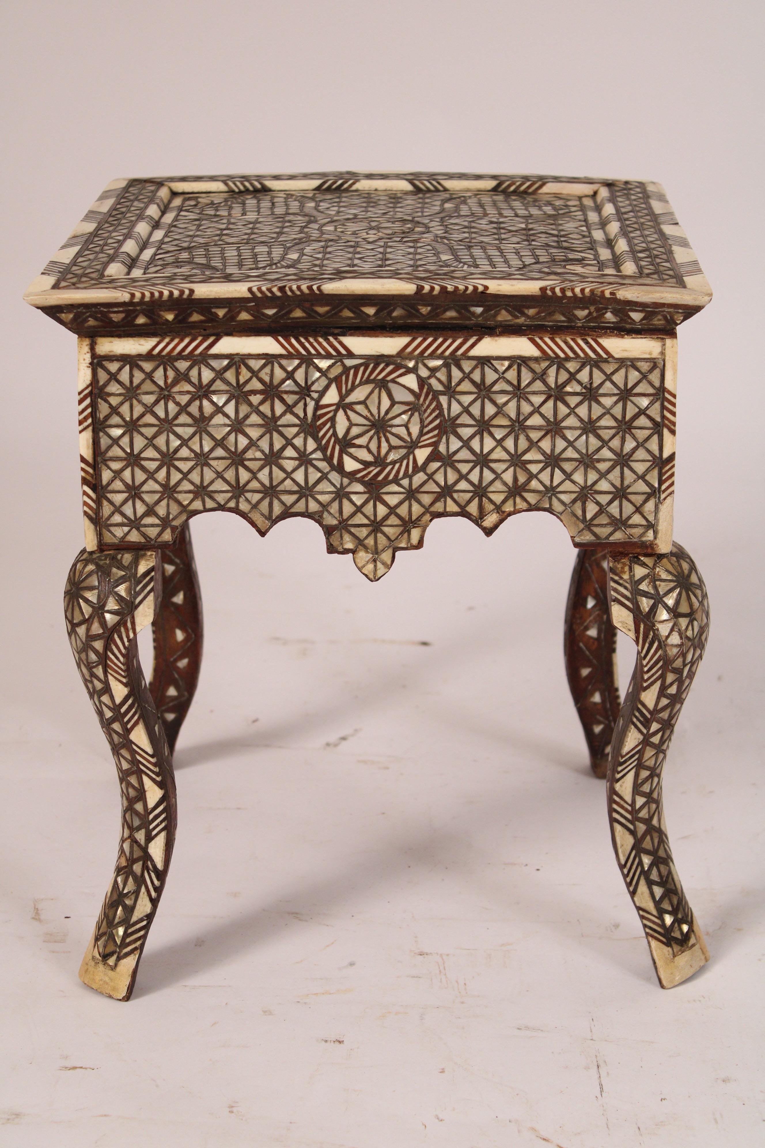 pearl side table