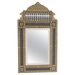 Middle Eastern Mother of Pearl Inlaid Mirror