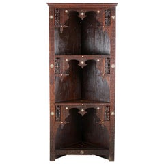 Middle Eastern or Moorish Open Corner Cupboard