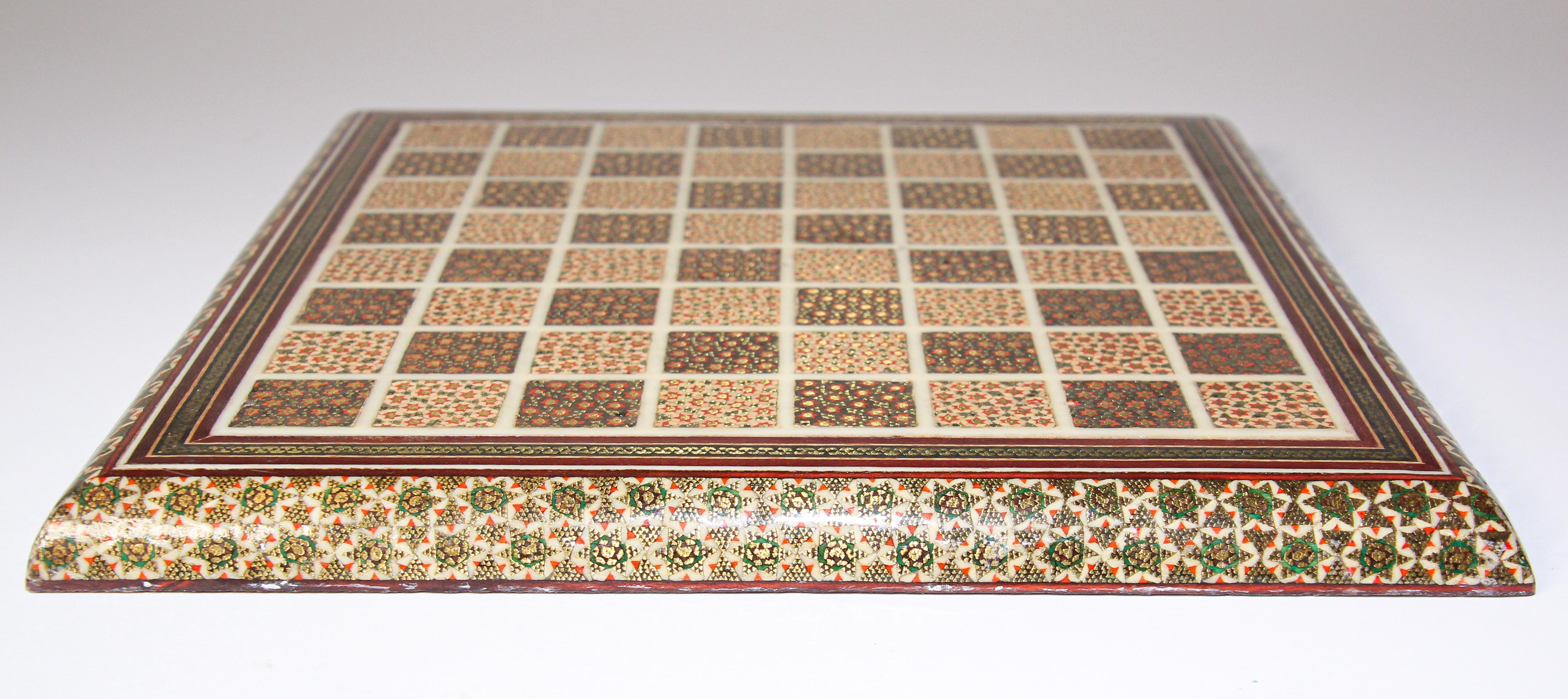 Middle Eastern Persian Khatam Chess Game 8