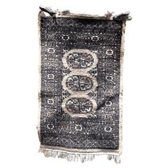 Vintage Middle Eastern Persian Prayer Rug Handmade Wall Art Tapestry