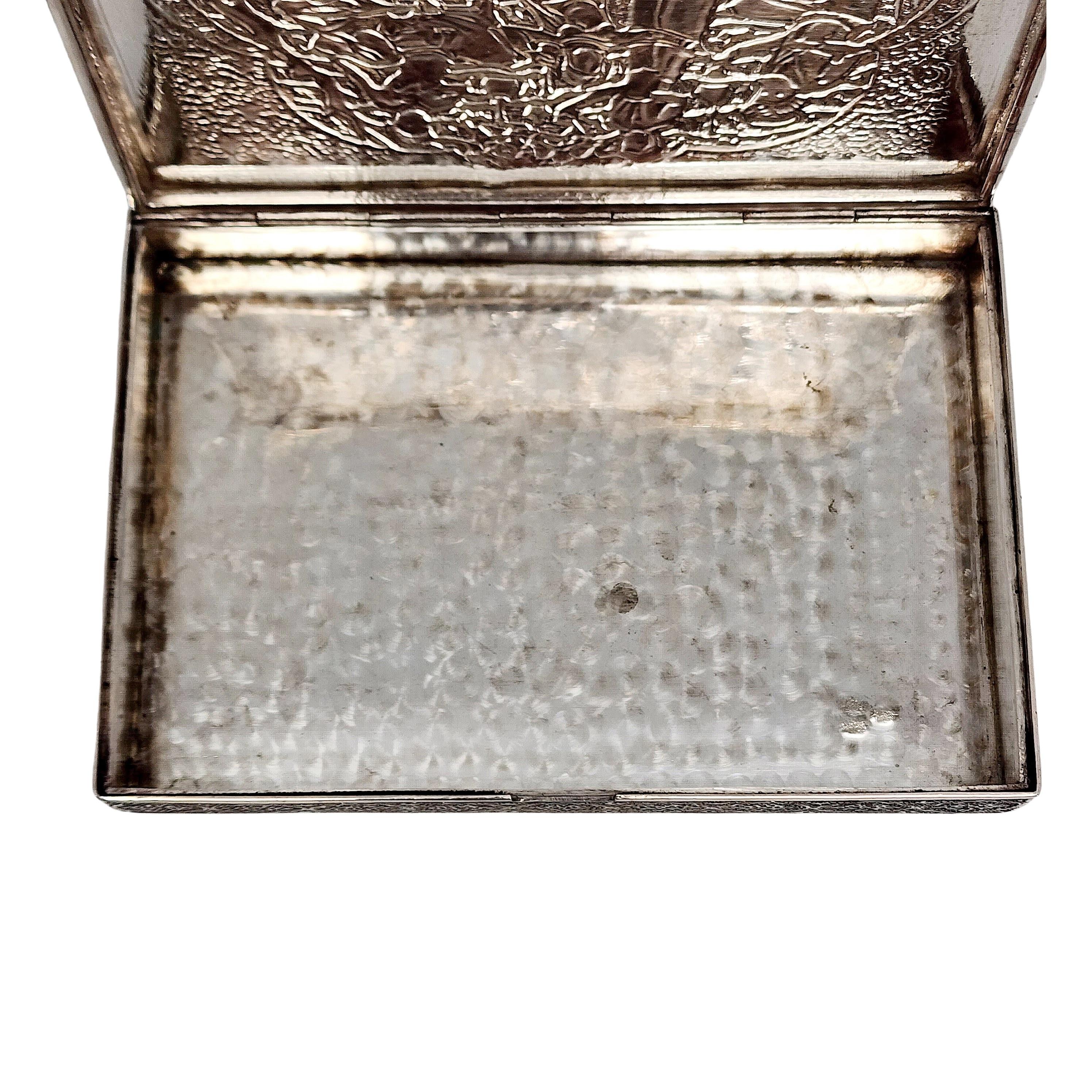 Middle Eastern Persian Silver Box In Good Condition For Sale In Washington Depot, CT