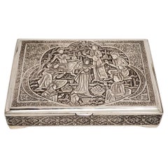 Middle Eastern Persian Silver Box