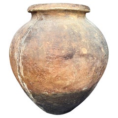 Middle Eastern Red Pottery Urn