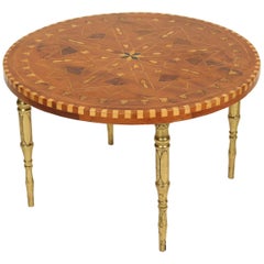 Middle Eastern Style Inlaid Occasional Table