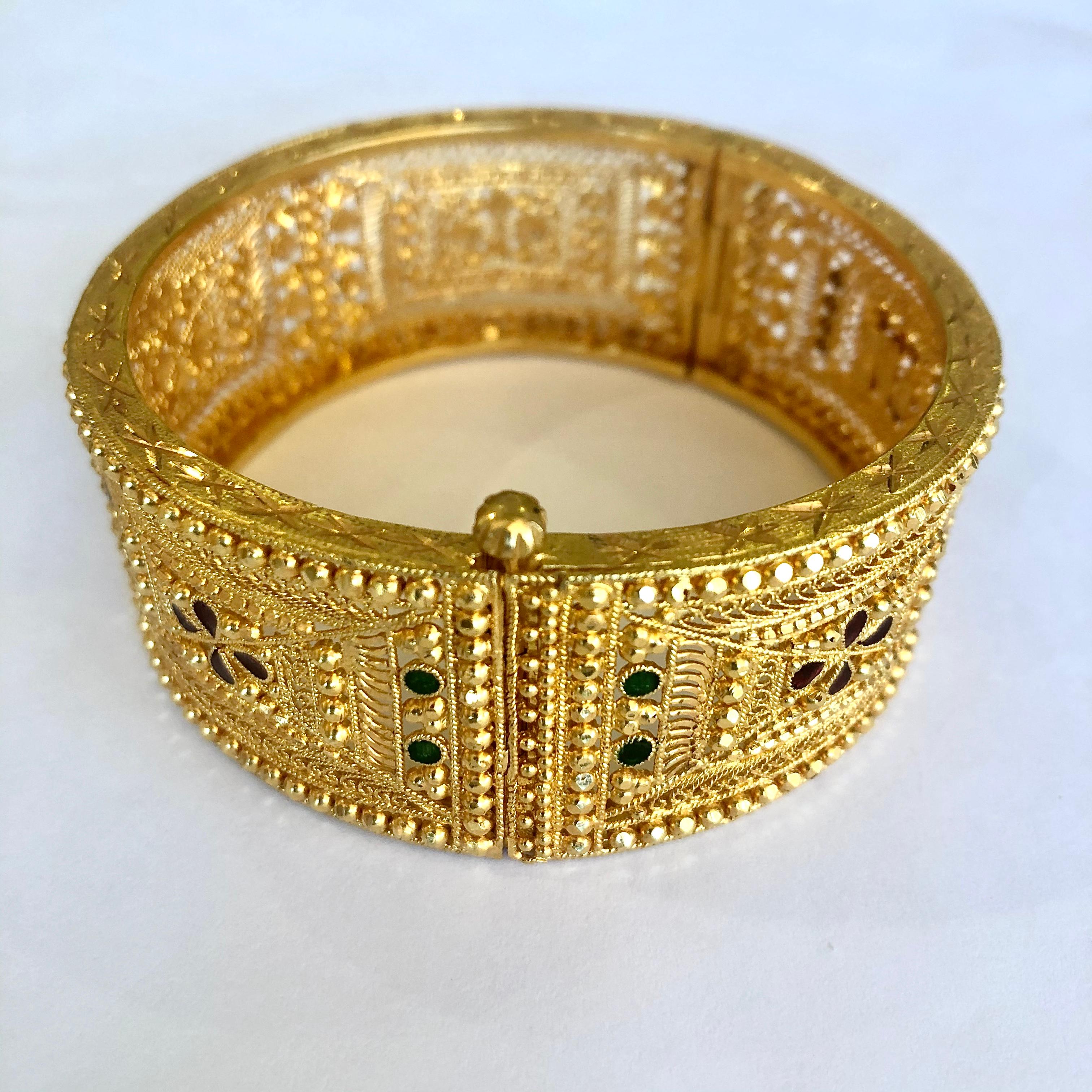 middle eastern gold bracelets