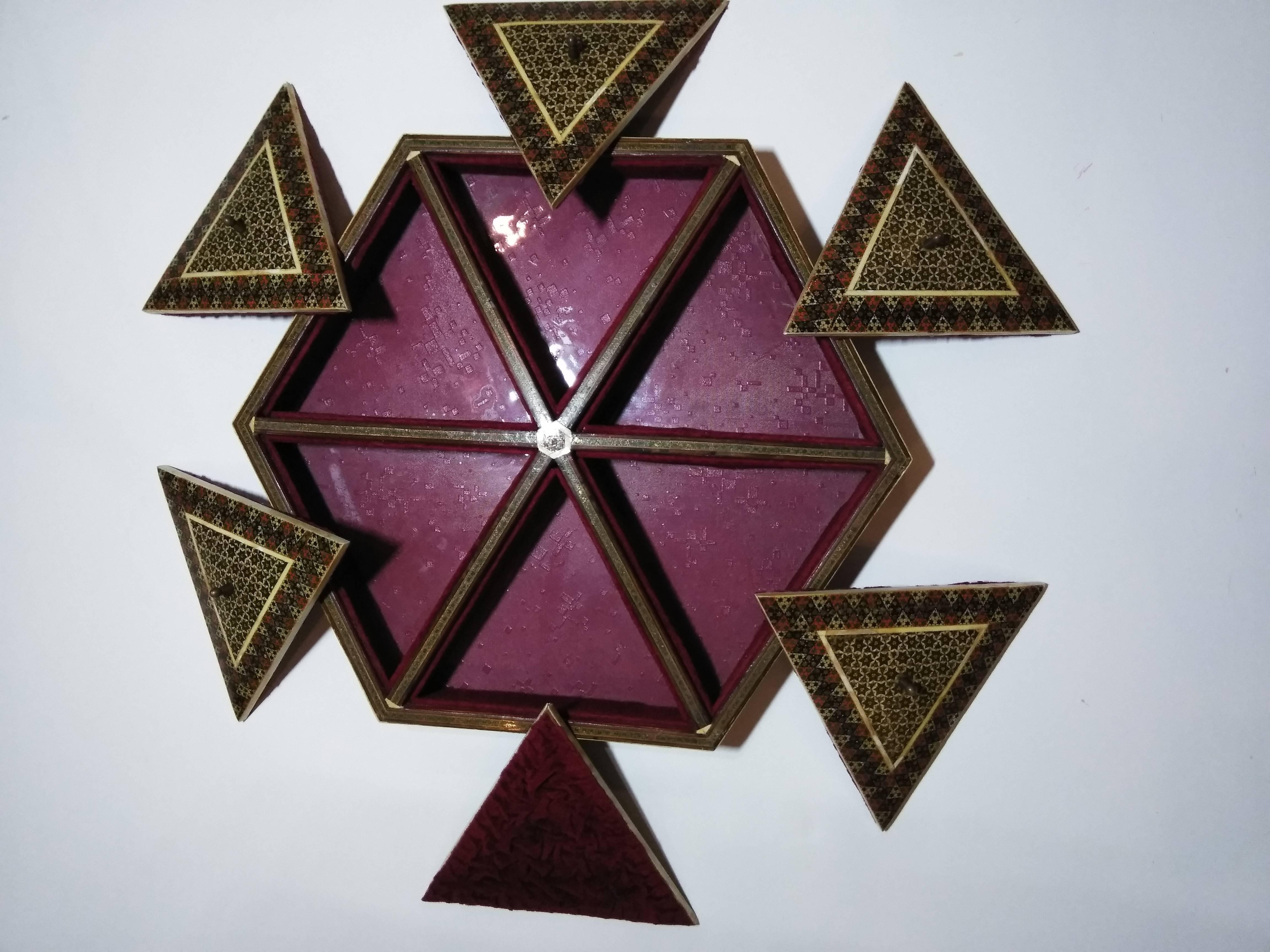 Middle Eastern Syrian Inlay Marquetry Jewelry Box 2