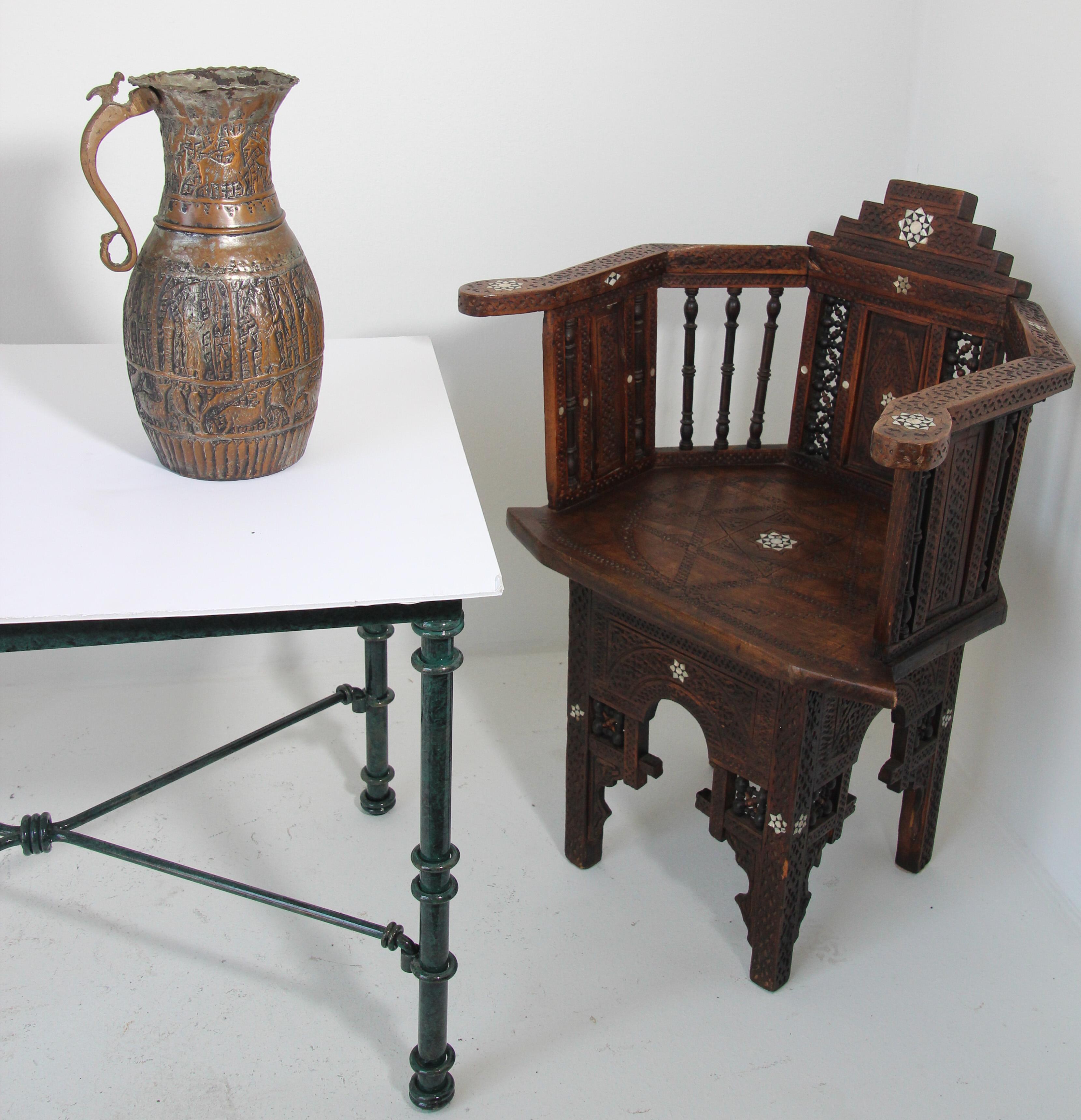 Middle Eastern Tinned Copper Coffee Pot, 19th Century For Sale 9