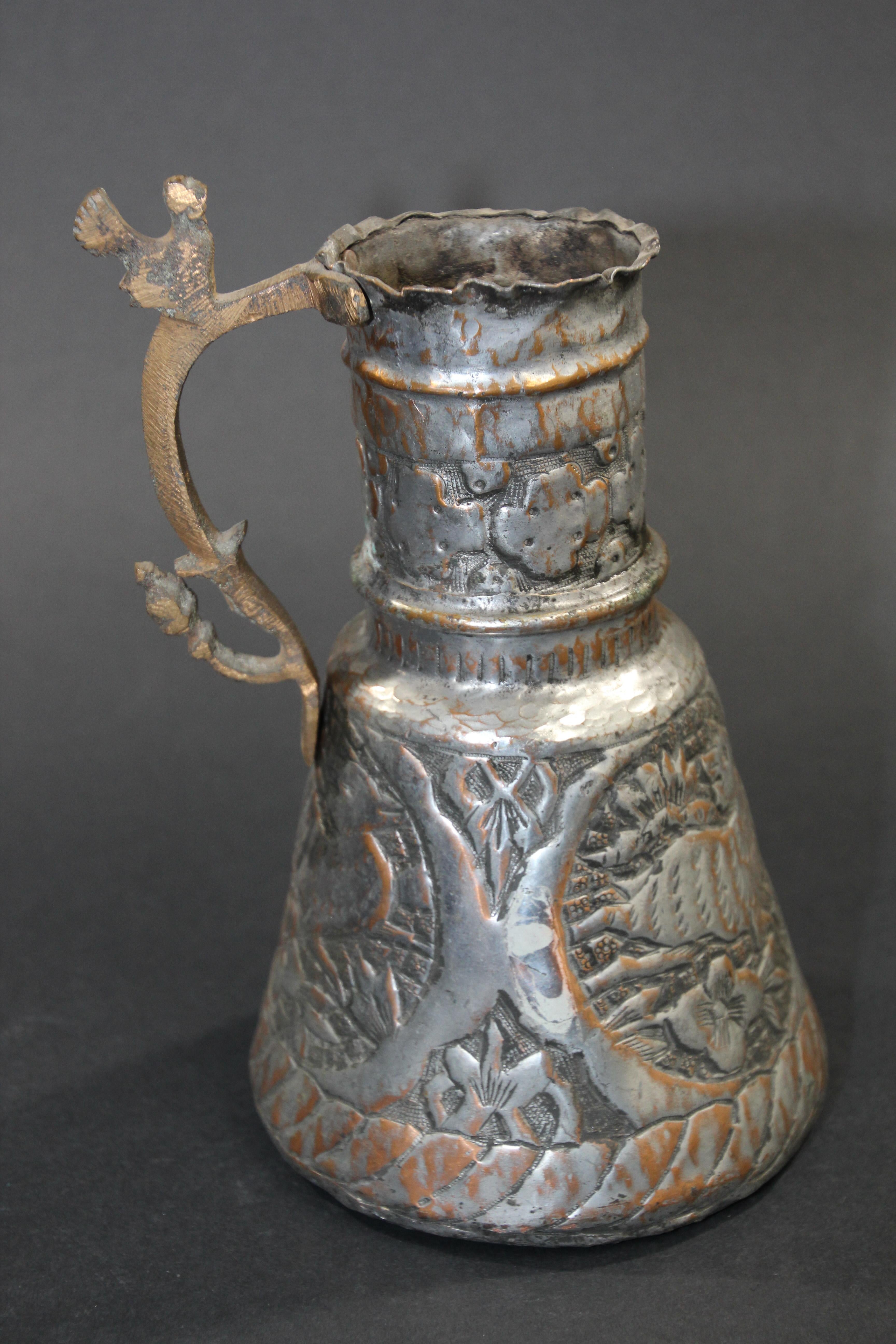 Middle Eastern Tinned Copper Pot, 19th Century For Sale 4