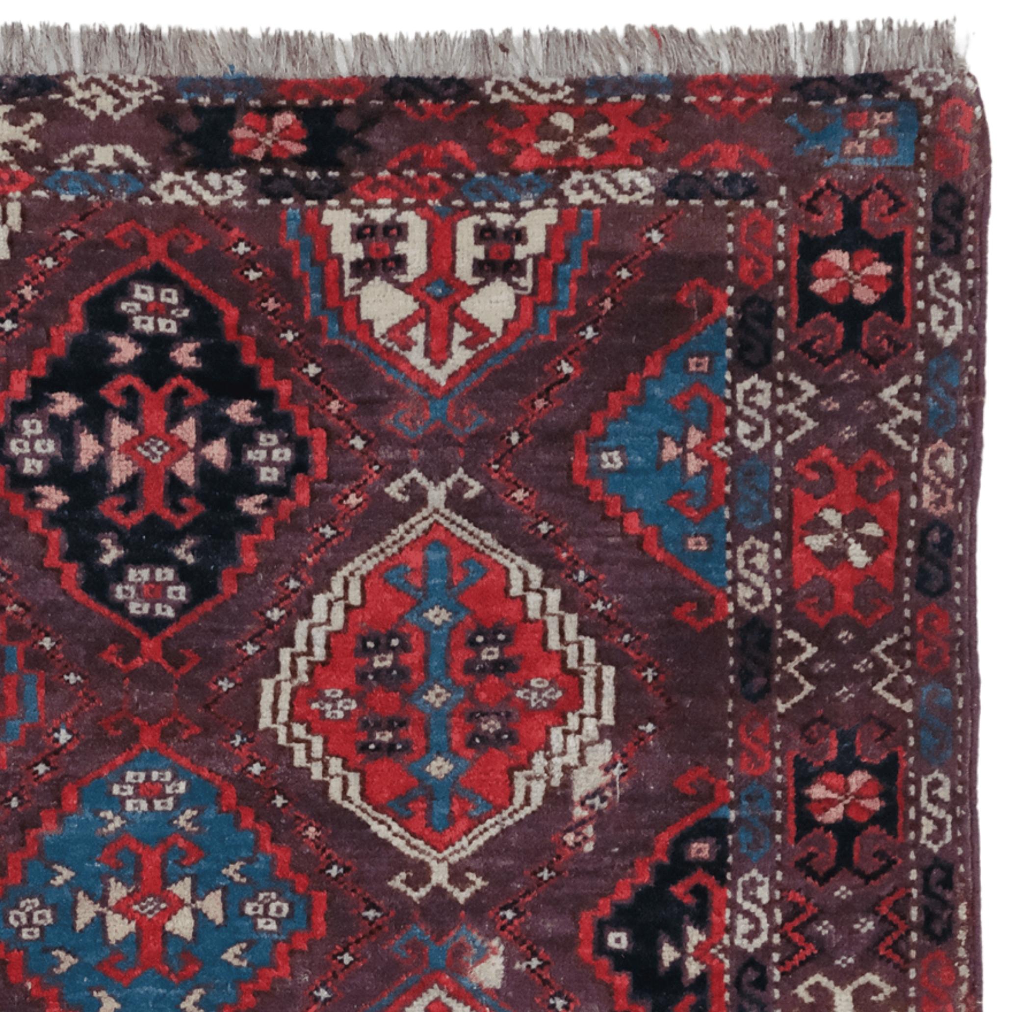 Hand-Woven Middle of 19th Century Central Asia Turkmen Chodor Chuval
