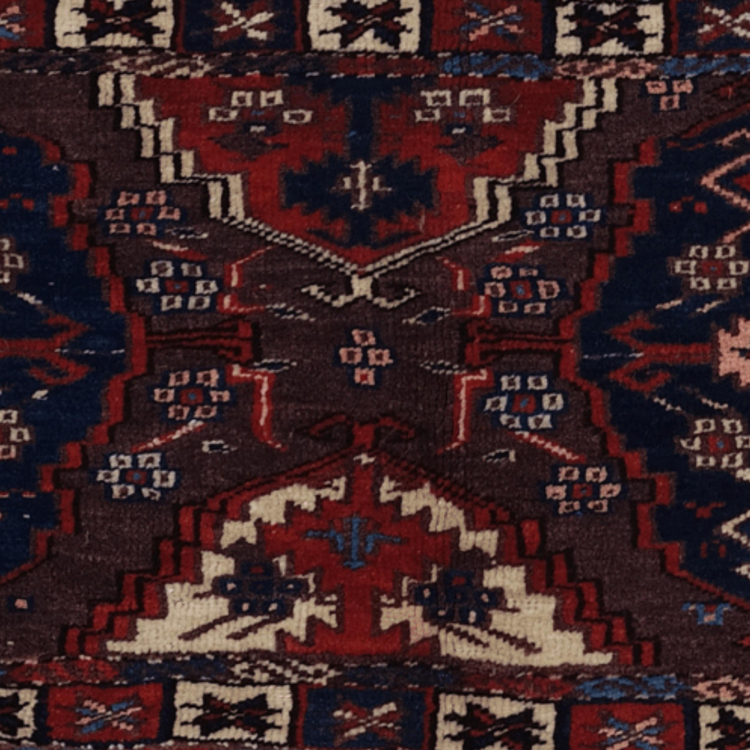 Centrasiatique Milieu du XIXe siècle Asie centrale Turkmène Chodur Chuval en vente