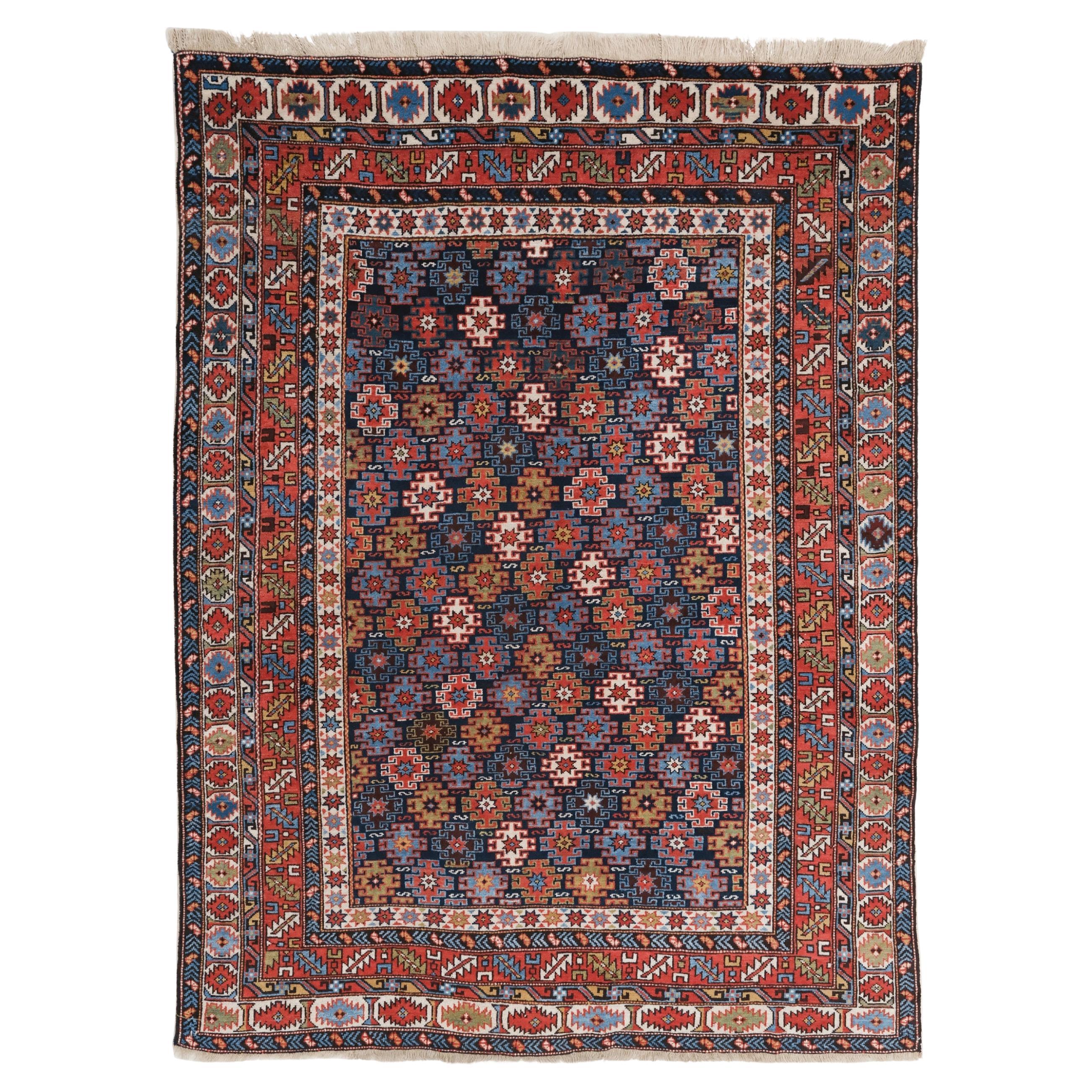 Middle of 19th Century East Caucasus Chi-Chi Rug For Sale