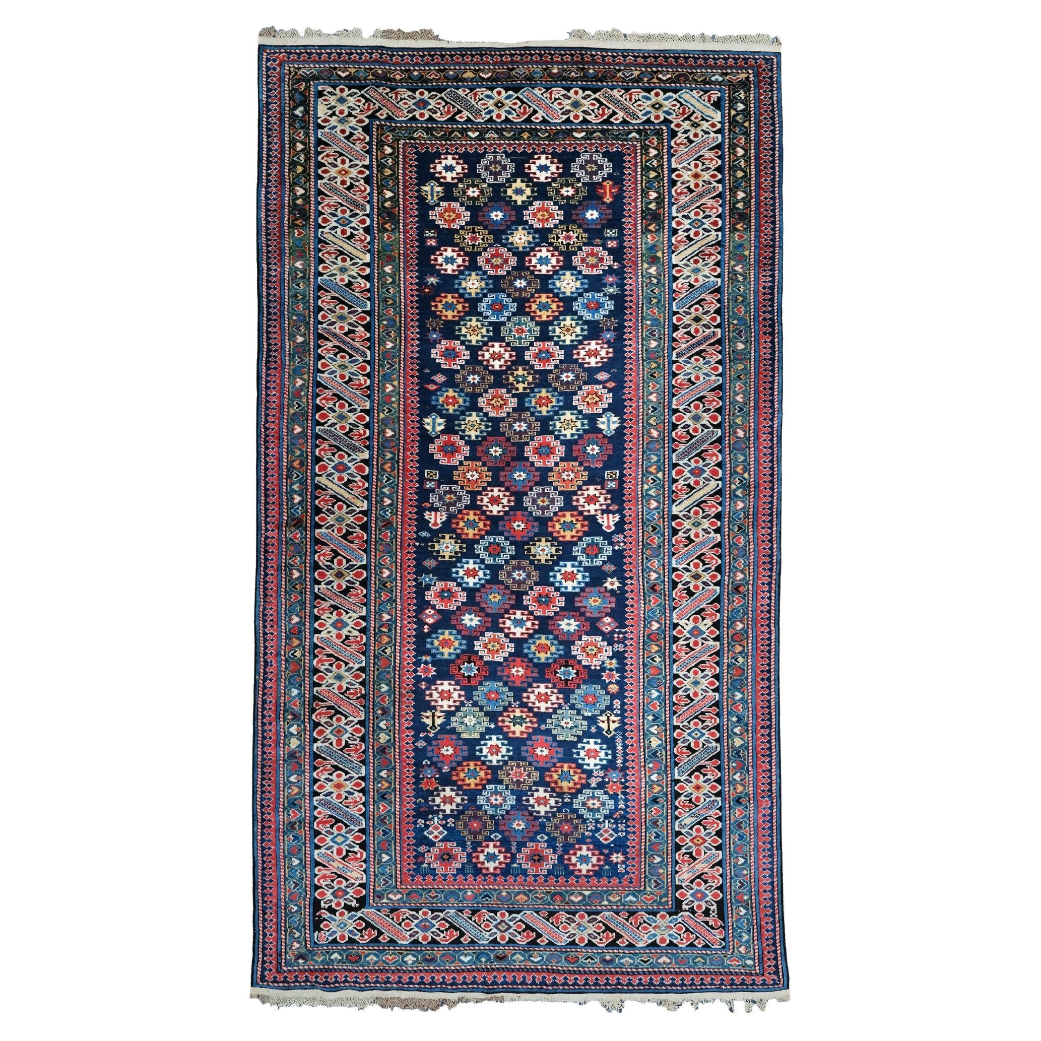 Middle of 19th Century East Caucasus Kuba region Chi-Chi Rug For Sale