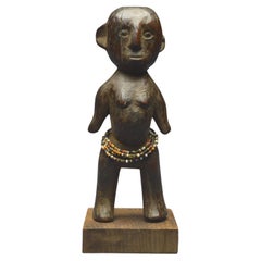 Vintage Middle of 20th Century, Tanzania, Nyamwezi People, Old Anthropomorphic Statuette