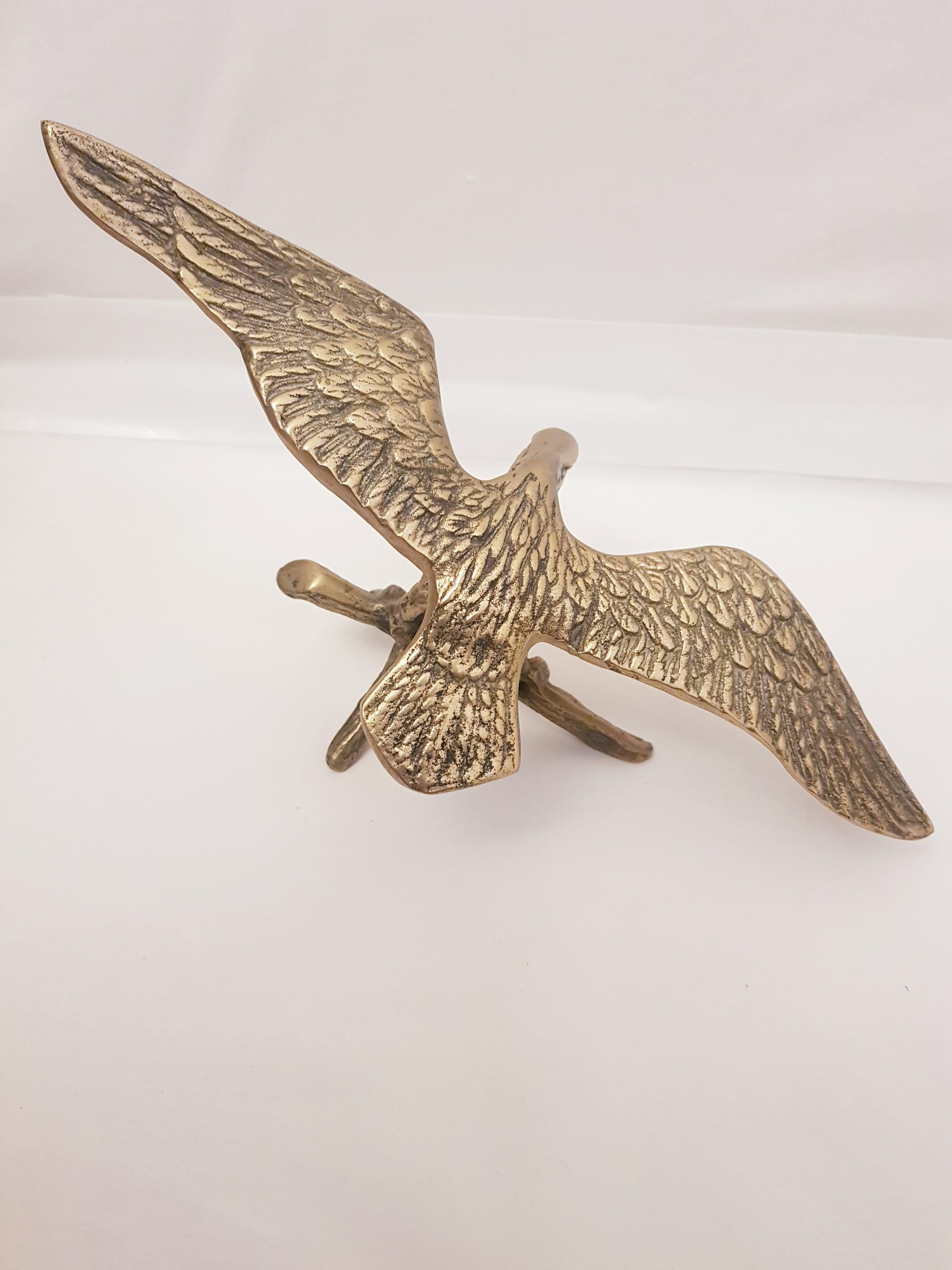 American Empire Middle of Century Brass Eagle