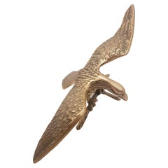 Vintage Middle of Century Brass Eagle