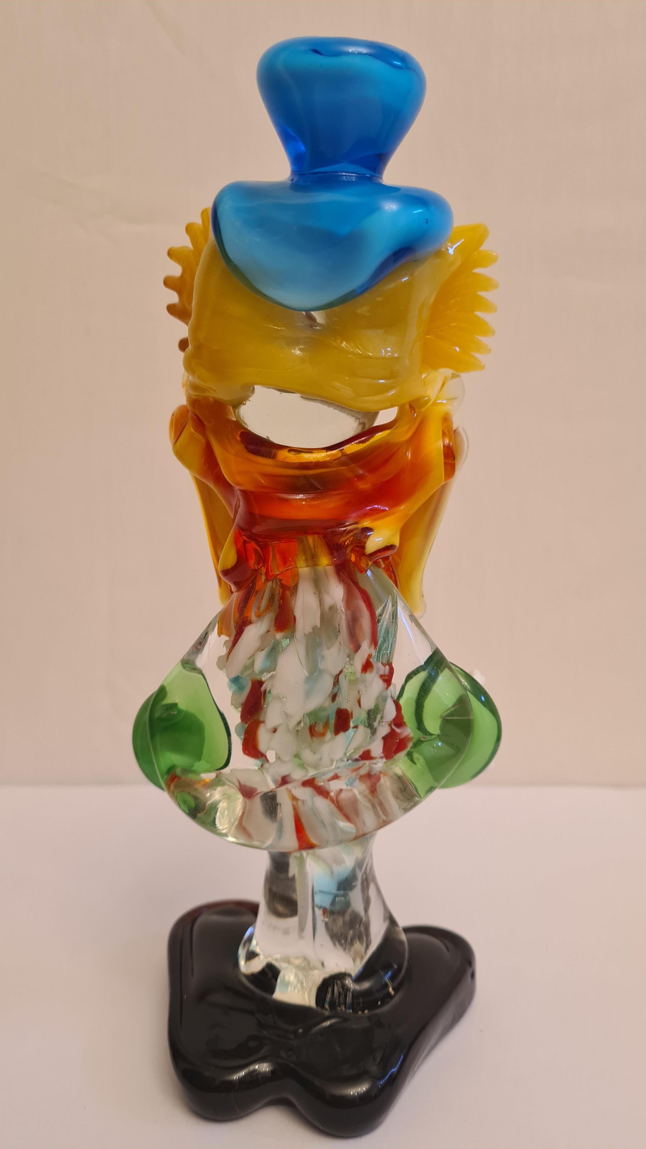 vintage glass clowns value