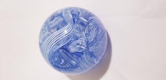 Middle of Century Murano Glass Lattice Paperweight