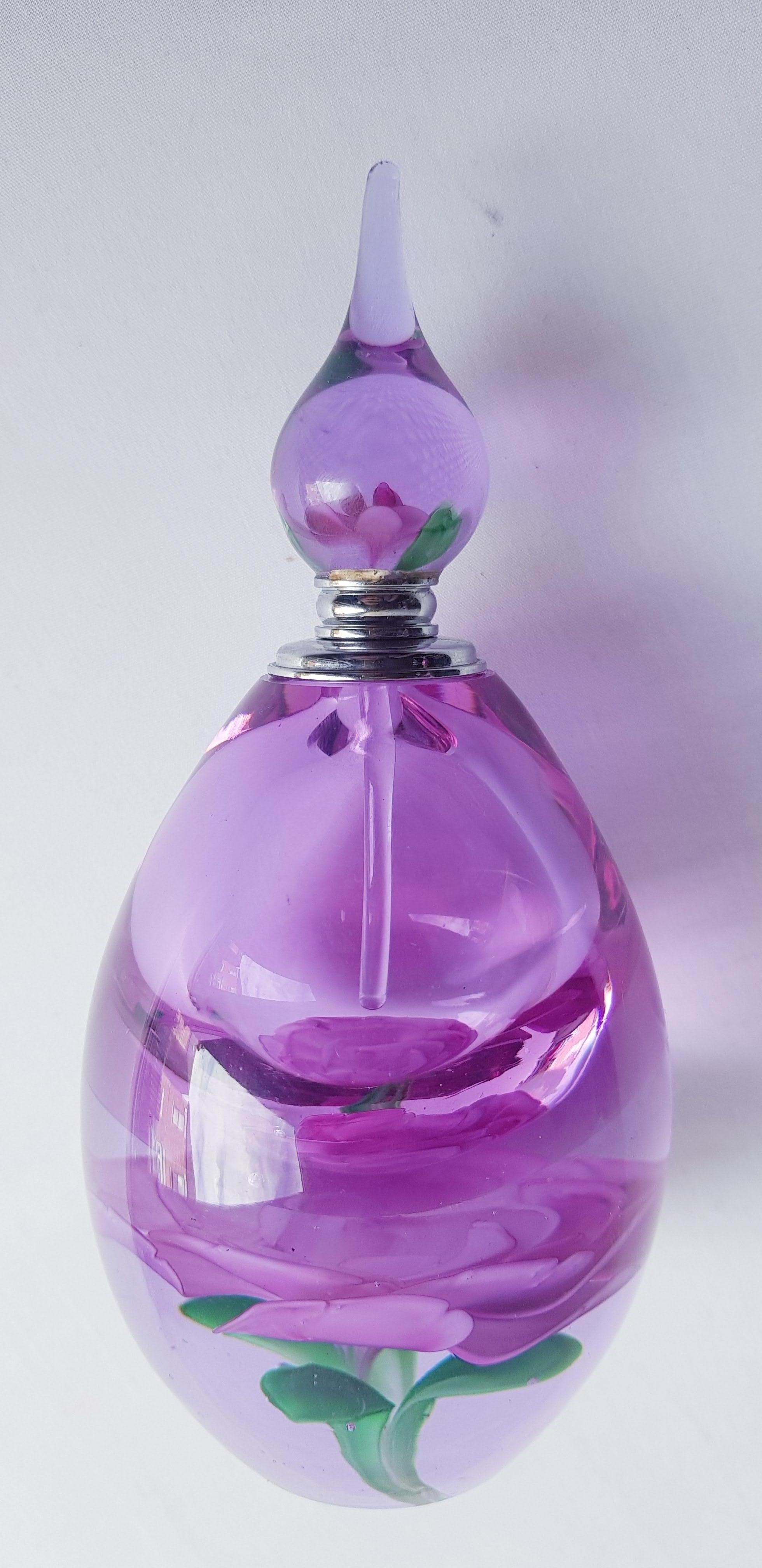 Italian Middle of Century Murano Glass Perfume Bottle