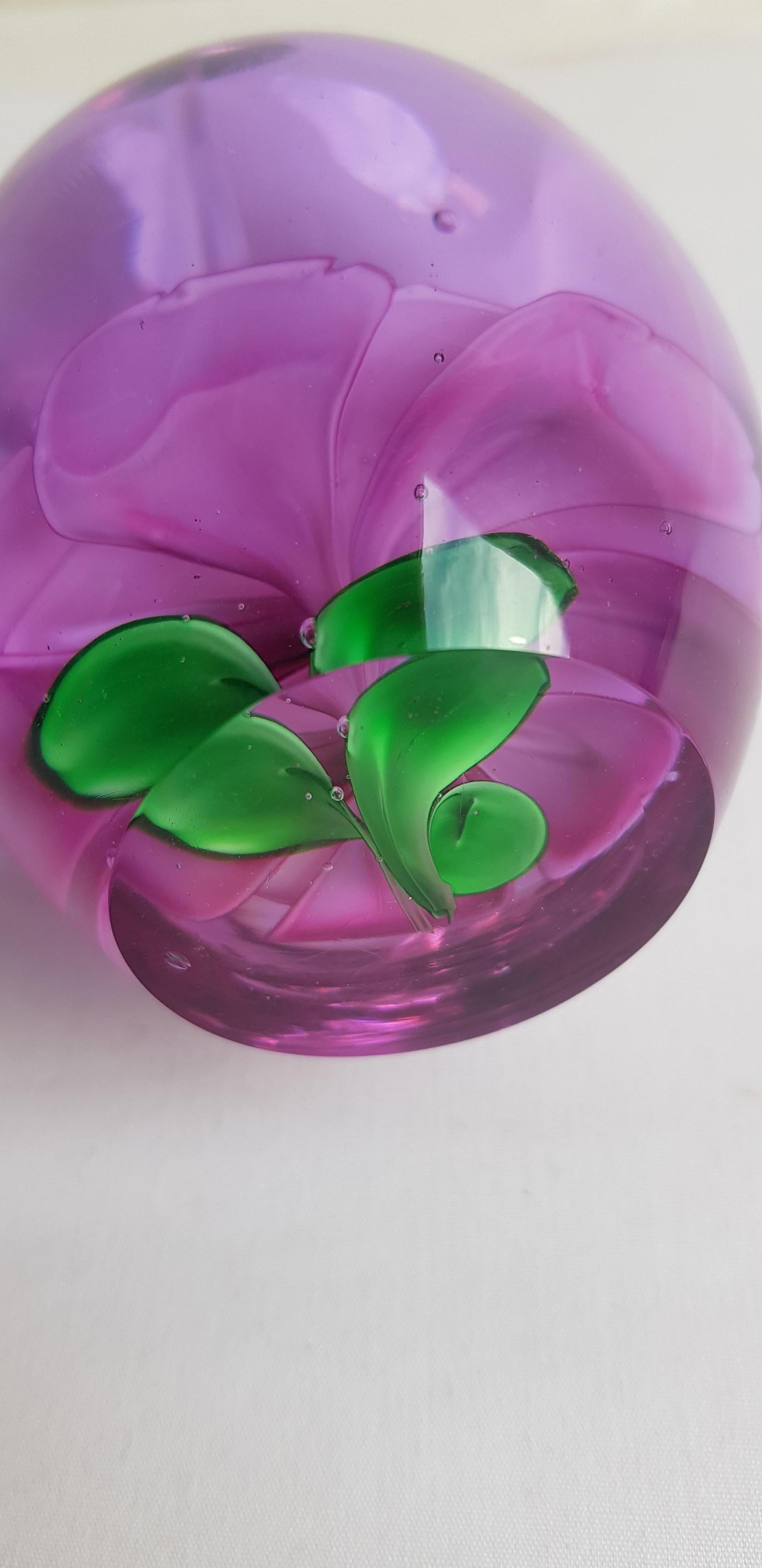 Hand-Crafted Middle of Century Murano Glass Perfume Bottle