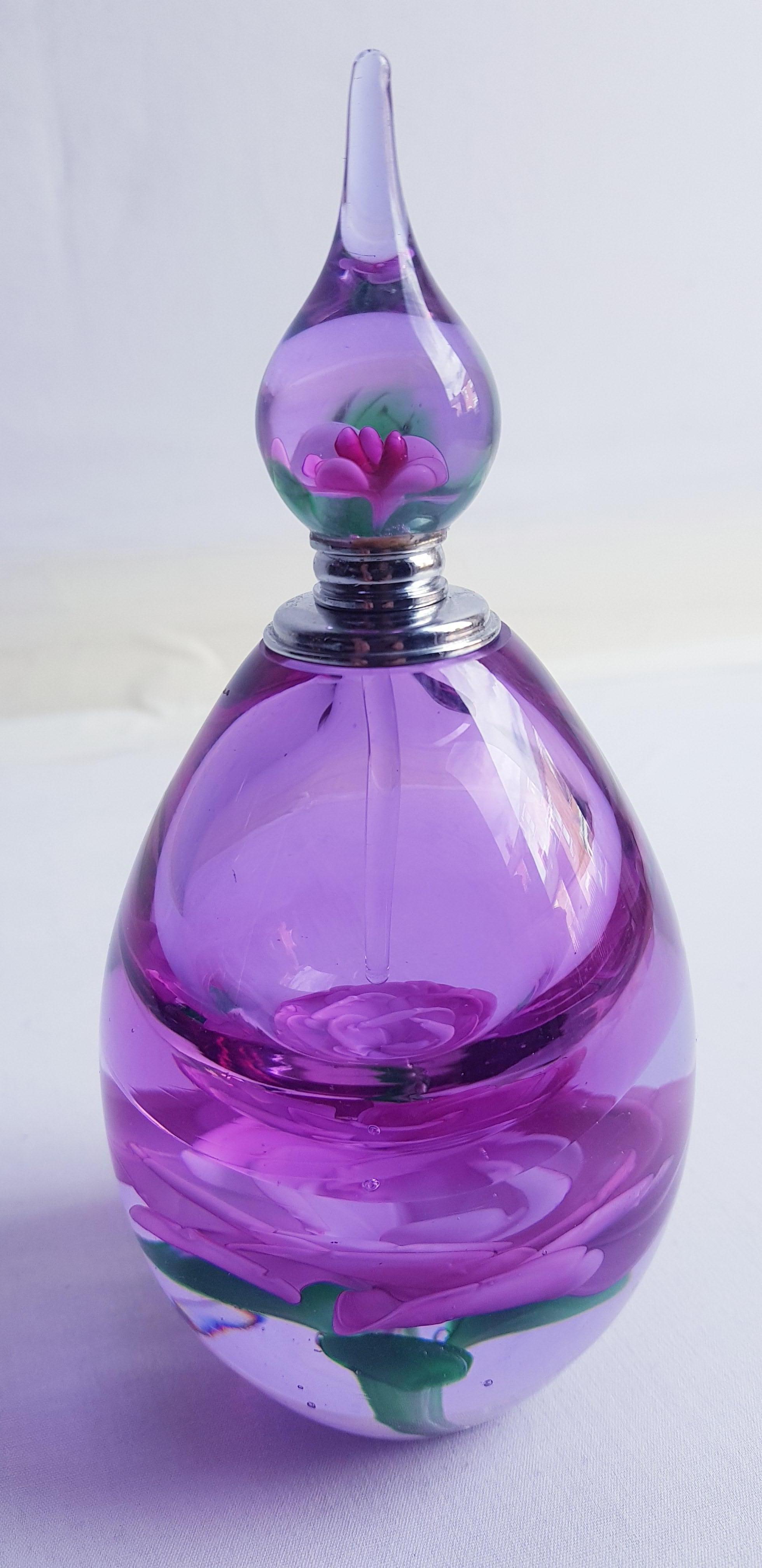 Art Deco Middle of Century Murano Glass Perfume Bottle