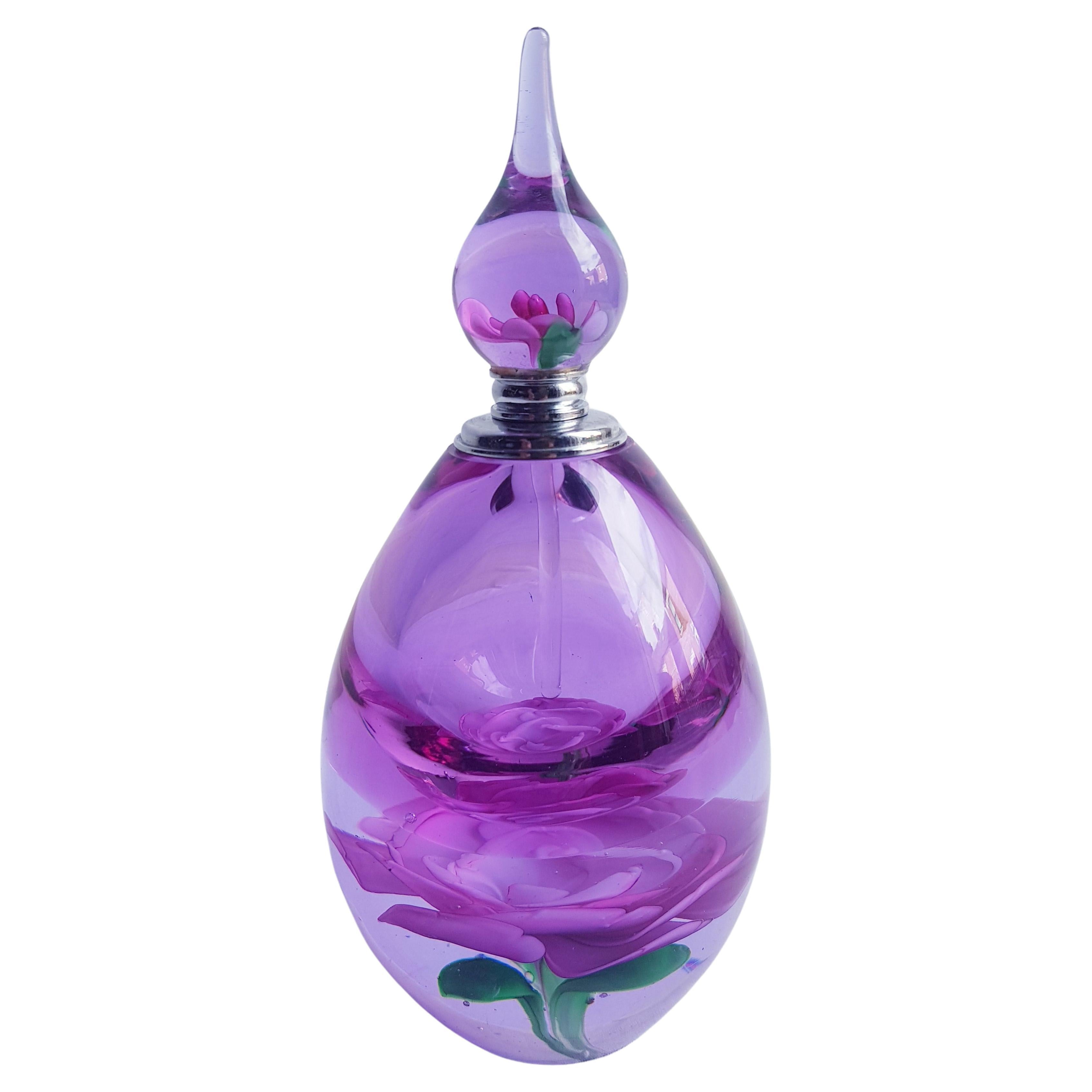 Middle of Century Murano Glass Perfume Bottle