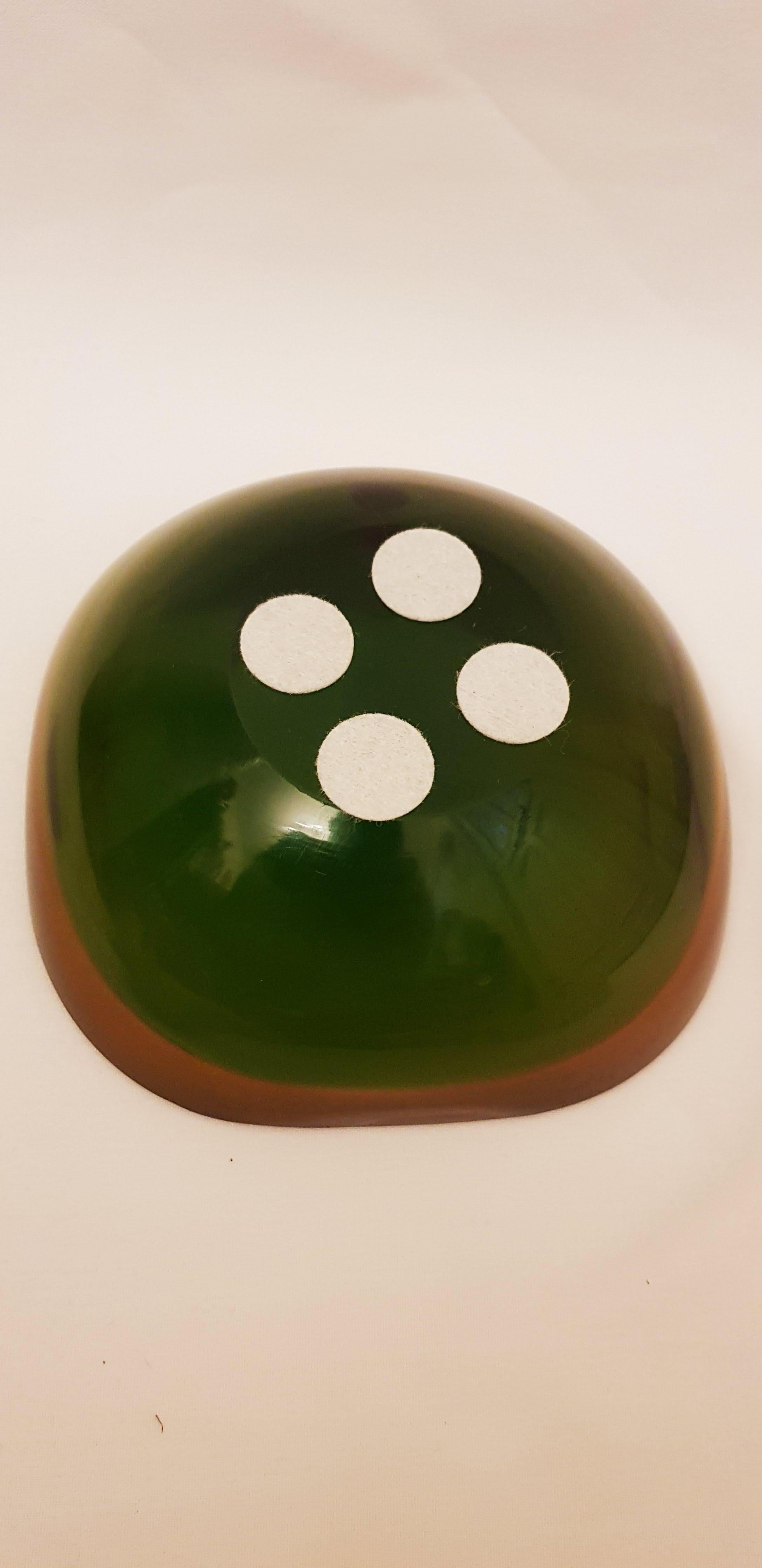 Middle of Century Murano Glass Somerso Geode by Flavio Poli for Seguso For Sale 1