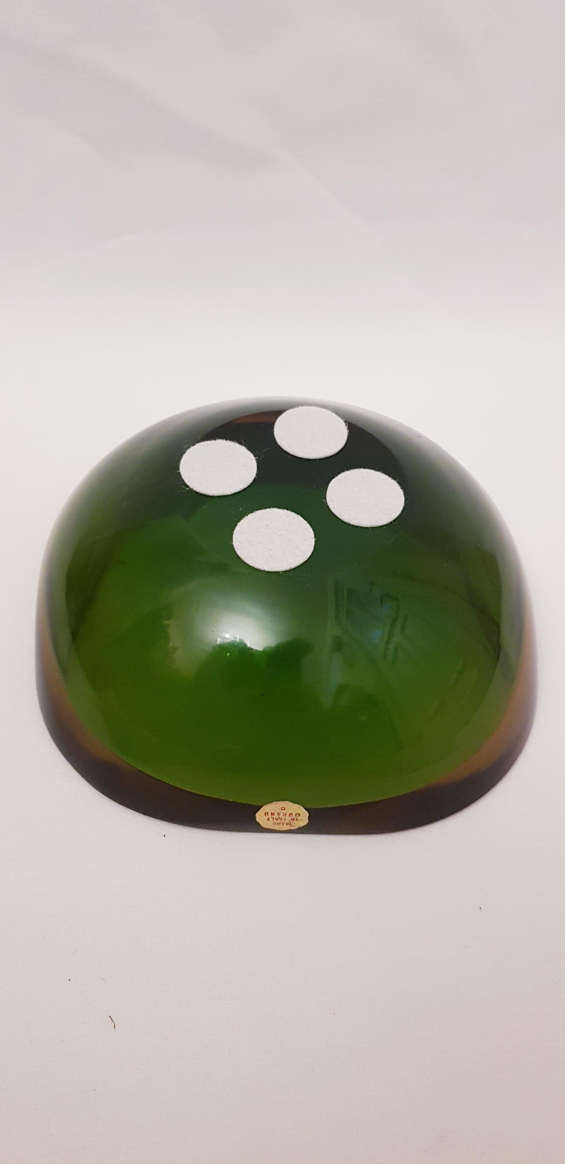 Middle of Century Murano Glass Somerso Geode by Flavio Poli for Seguso For Sale 2