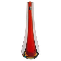 Middle of Century Murano Glass Somerso Vase