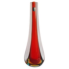 Middle of Century Murano Glass Somerso Vase