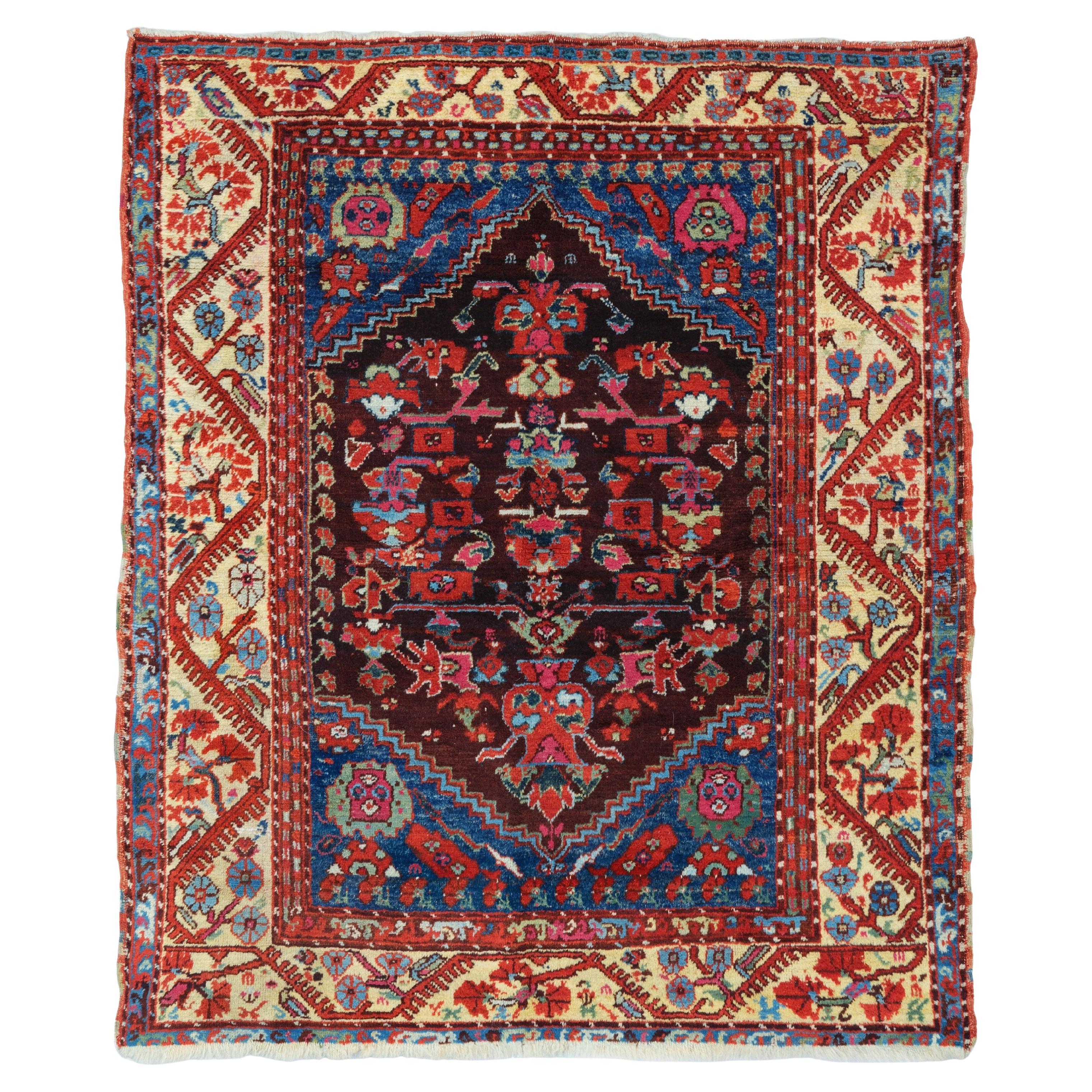 Middle Of The 19th Century Anatolian Kula Rug - Antique Turkish Rug For Sale