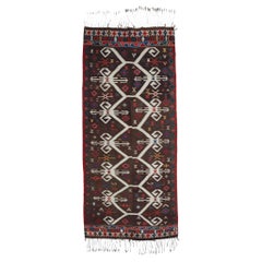 Middle of the 19th Century Antique Anatolian Sivas Kilim
