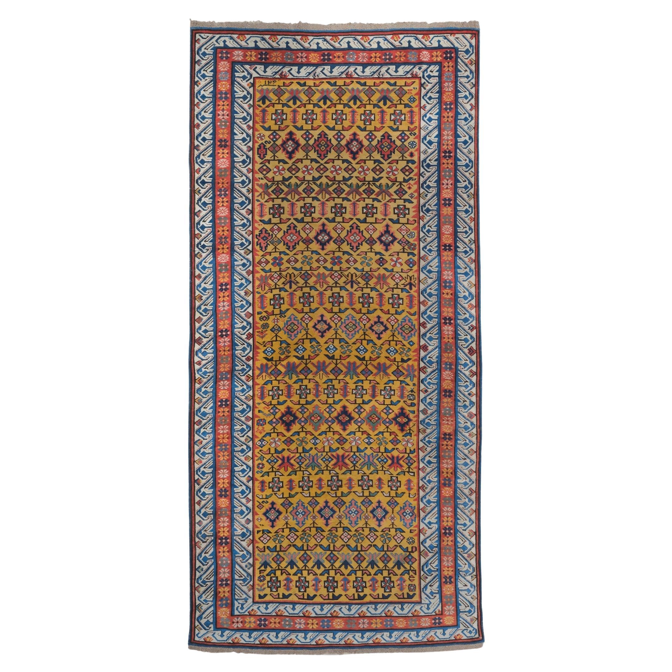 Alfombra Kuba Shirvan caucásica de mediados del siglo XIX en venta