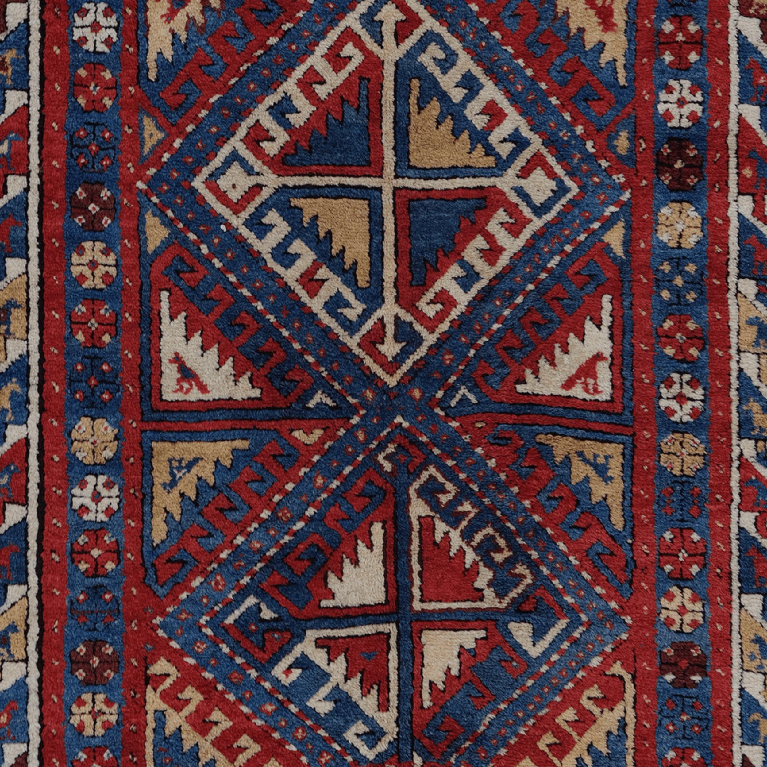 Kazakh Tapis kazakh du milieu du 19e siècle en vente